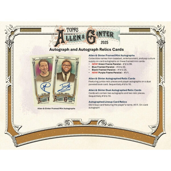 2_4684ee13-7c44-4def-8374-cdc8fbf8409f 2025 Topps Allen & Ginter Baseball Fat Pack