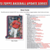 2025 Topps Update Baseball Hanger Box