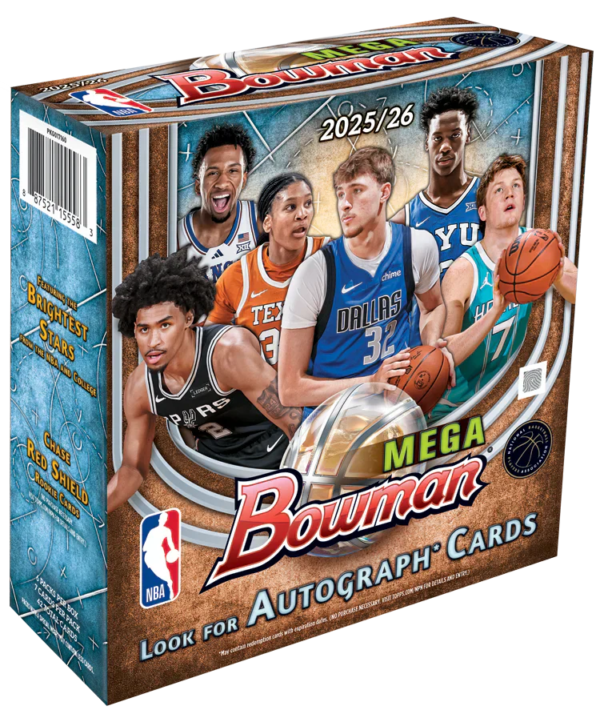 72e019514478f6c6490d779ef5a9b4836a838758_ecom_25BNBA_FGC6686_87_88M 2025–26 Bowman Basketball Mega Box