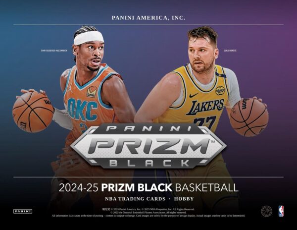 910462-1 2024/25 Panini Prizm Black Basketball Hobby