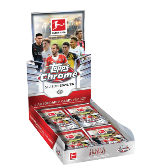 Screenshot2026-03-06at9.18.18am.png 2025-26 Topps Chrome Bundesliga Soccer Hobby Box