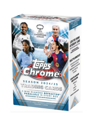 Untitleddesign-2026-01-11T152052.210 2024-25 Topps UEFA Women's Champions League Chrome Soccer Blaster Box