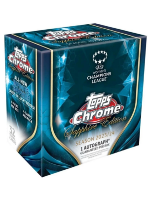 Untitleddesign-2026-01-11T152239.314 2024-25 Topps UEFA Women's Champions League Chrome Soccer Sapphire Edition Box