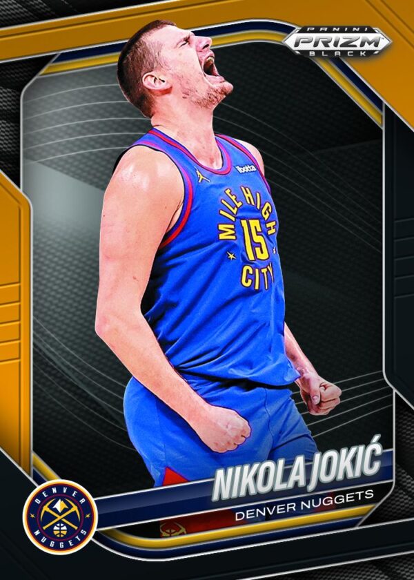 base_blackgold_jokic_copy 2024/25 Panini Prizm Black Basketball Hobby