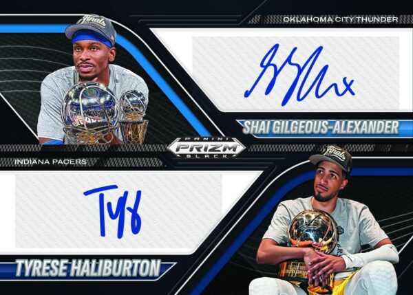 dualautographs_shai_tyrese_copy 2024/25 Panini Prizm Black Basketball Hobby