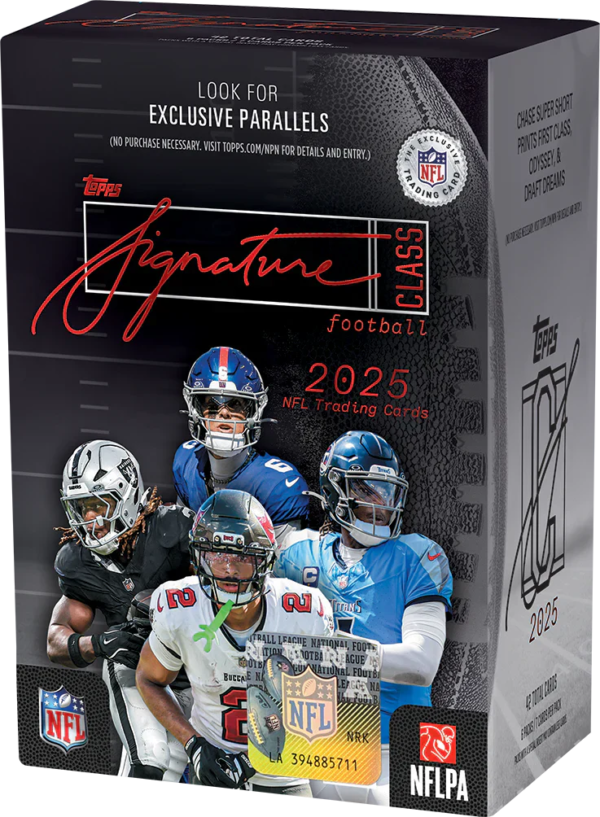 2025 Topps Signature Class Football Value Box Preorder Ship by 06/08/26