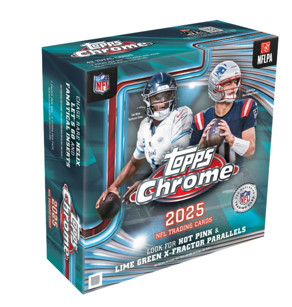 meganfltopps-1 2025 Topps Chrome NFL Mega Box
