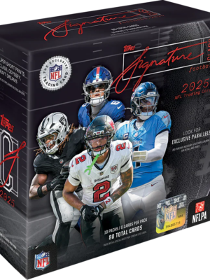 megatoppssigfootball 2025 Topps Signature Class Football Mega Box Preorder Ship by 06/08/26