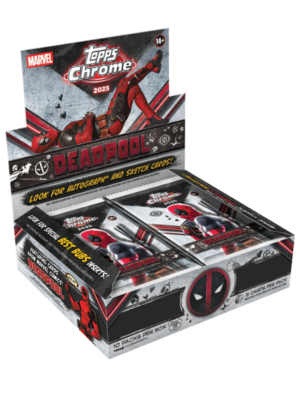 resizingforshopify-2026-03-12T125210.553.png 2025 Topps Chrome Deadpool Hobby Box