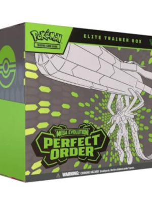 Pokemon Mega Evolution Perfect Order Elite Trainer 10 Box Case