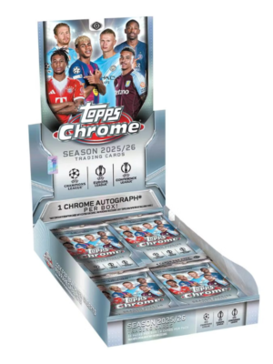 resizingforshopify-2026-05-04T133208.739.png 2025/26 Topps Chrome UEFA Club Competitions Soccer Hobby Box