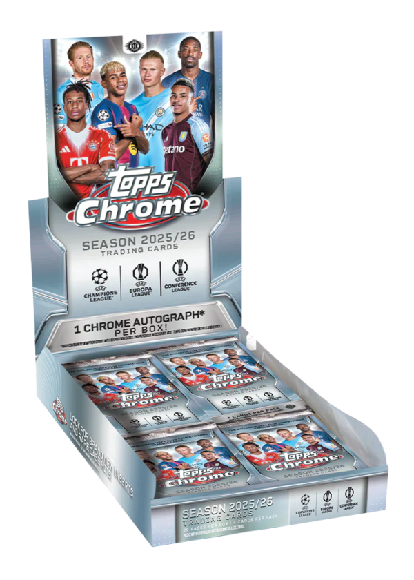 toppsuefachrome 2025/26 Topps Chrome UEFA Club Competitions Hobby Box