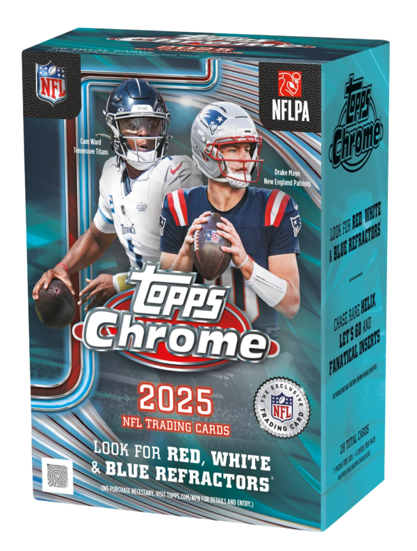 toppsvaluenfl 2025 Topps Chrome NFL Value Box